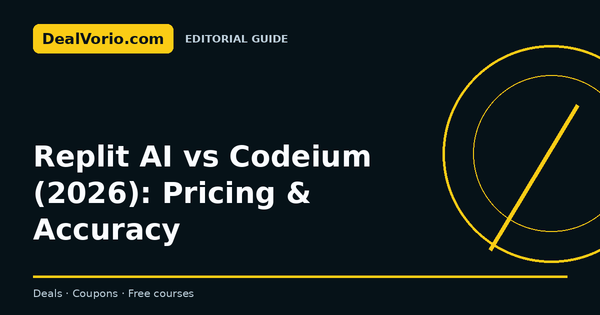 Replit AI vs Codeium (2026): Pricing & Accuracy