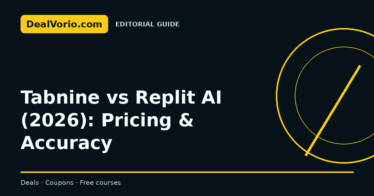 Tabnine vs Replit AI (2026): Pricing & Accuracy